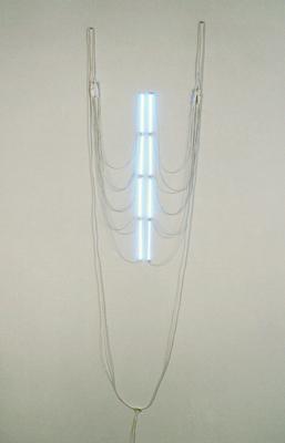 Samish Rail, 2003, Ccfl lamps, high-flex wire, inverters, 103 x 28 x 1 inches