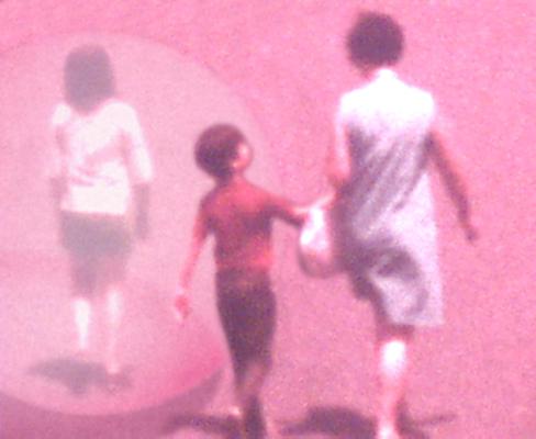 Tomorrowland Family 3, 2002, Archival pigment print on watercolor paper, 7 x 8 inches